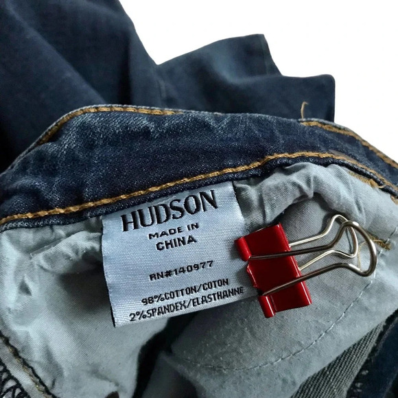 Hudson NWT Collin Skinny Ankle Jeans Women 28 - Picture 8 of 9